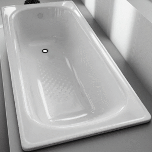Tina Blanca Antideslizante 160 x 70